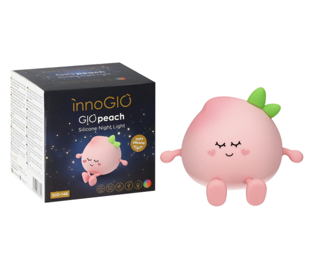 InnoGIO Silikonowa lampka nocna LED GIOPEACH - 1537879 - zdjęcie 2